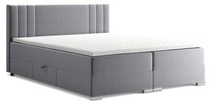 Boxspringbett Alba Grau - Breite: 180 cm - H3