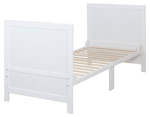 Mitwachsendes Babybett Easy Sleep Weiß - Holzwerkstoff - 78 x 78 x 142 cm