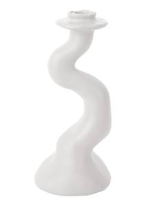 Bougeoir Organic Swirl Blanc