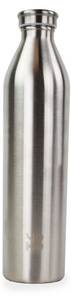 Isolierflasche 1000 ml silber Grau - Metall - 7 x 28 x 7 cm