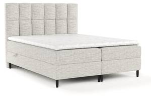 Premium Boxspringbett Anabelle Grau - Breite: 180 cm