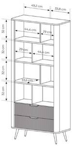 Vitrine Katine Beige