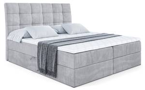 Boxspringbett APO Hellgrau - Breite: 200 cm - H3