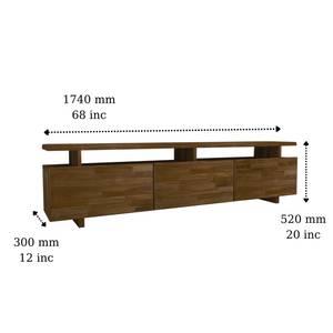 Magnus TV - Lowboard Braun - Massivholz - Holzart/Dekor - 174 x 52 x 30 cm