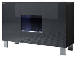 Buffet Luke A2 Noir - Hauteur : 82 cm