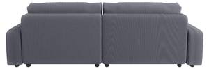 Hildegarde Ecksofa mit Bettfunktion Grau - Ecke davorstehend rechts