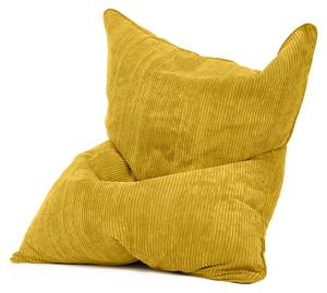 Pouf XXL "Square" en velours côtelé-370L Jaune