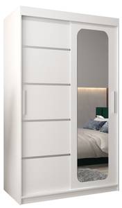 Armoire à portes coulissantes promo v2 Blanc - Largeur : 120 cm - 2 porte