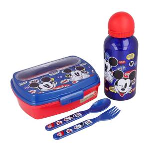 Lunchset It's a Mickey Thing 4er Set Blau - Kunststoff - 8 x 23 x 21 cm