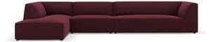 modulares Ecksofa RUBY 5 Sitzplätze Bordeaux