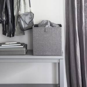 Aufbewahrungsbox SOFT CUBE Grau - Textil - 32 x 32 x 32 cm