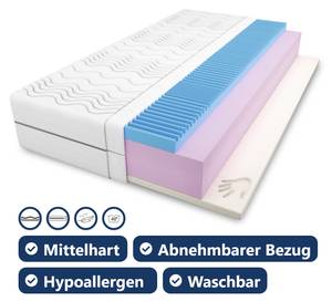 Matratze Hypoallergene Seters Weiß - Breite: 80 cm