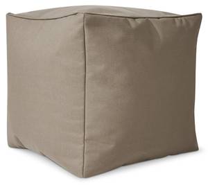 Sitzsack-Hocker Pouf "Cube" 40x40x40cm Khaki