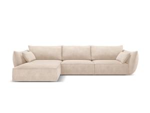 Ecksofa KAELLE 4 Sitzplätze Beige