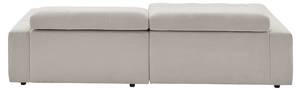 Ecksofa RENO Silber - Armlehne davorstehend links - Ecke davorstehend links