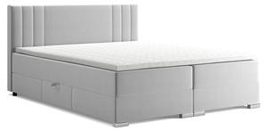 Boxspringbett Alba Hellgrau - Breite: 180 cm - H4