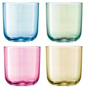 Polka Wasserglas, Pastell Pink - Glas - 9 x 9 x 9 cm