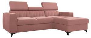 Ecksofa Milano Pink - Ecke davorstehend rechts