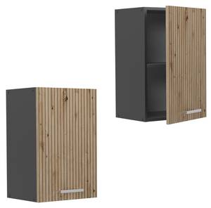 Hängeschrank R-Line 49095 Anthrazit - Eiche Sand Dekor