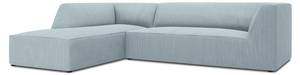 Ecksofa RUBY 4 Sitzplätze Hellblau