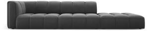 modulares Sofa SERENA 4 Sitzplätze Grau