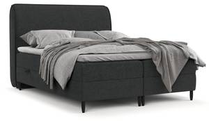 Premium Boxspringbett Lunaro Graphit - Breite: 191 cm