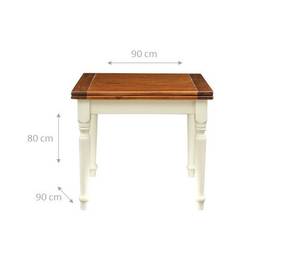 Table de Cuisine - Country style Marron foncé