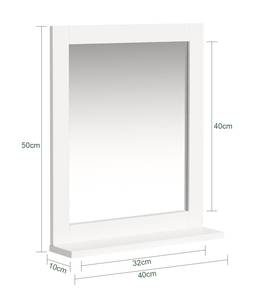 Miroir Mural FRG129-W Blanc