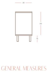 Sideboard Altea mit 2 Türen Massivholz - Holzart/Dekor - 180 x 65 x 35 cm