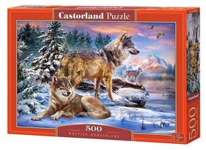 Puzzle Wolfish Wonderland Papier - 25 x 4 x 35 cm