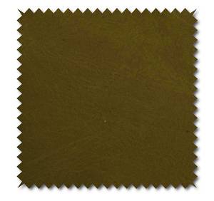Chaise LENNY Piétement luge cuir Vert - Cuir véritable - 51 x 88 x 60 cm