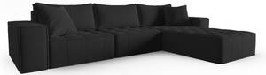 modulares Ecksofa MIKE 5 Sitzplätze Schwarz