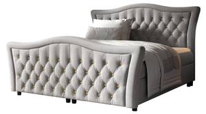 Boxspringbett GLOSSIO Grau