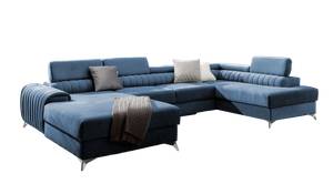 Ecksofa Exklusivo-U Blau