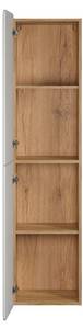 Hochschrank Sirion Weiß - Holz teilmassiv - 41 x 160 x 41 cm