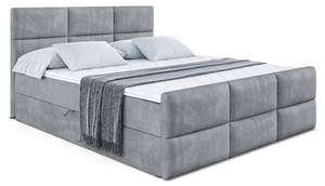 Boxspringbett OHIO-Z Grau - Breite: 180 cm - H4