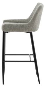 Tabouret de bar PLAZA BS 1NOS Beige - Textile