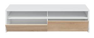 Meuble TV Kioto Blanc - Bois manufacturé - Matière plastique - 42 x 36 x 130 cm