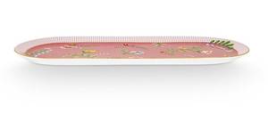 La Majorelle Tortenplatte Pink - Porzellan - 16 x 2 x 34 cm