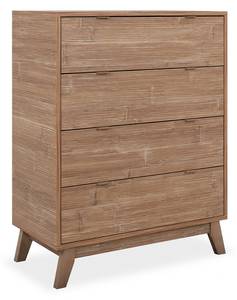 Commode Boobang Beige - Bois manufacturé - 40 x 105 x 82 cm