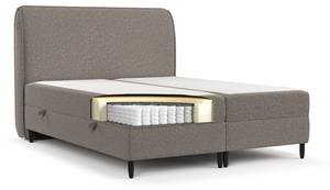 Premium Boxspringbett Lunaro Taupe - Breite: 171 cm