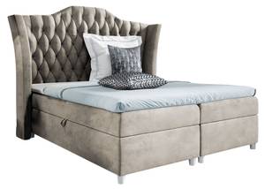 Boxspringbett Colombo Beige - Breite: 180 cm