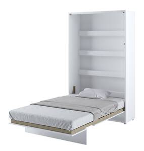 Schrankbett BED CONCEPT 131x46-228x217 Hochglanz Weiß - Weiß