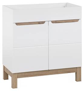 Armoire sous lavabos BALI CUW80 2D Blanc