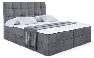 Boxspringbett APO Steingrau - Breite: 180 cm - H3