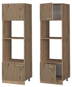 Mikrowellenschrank R-Line 49142 Eiche Sand Dekor - Sonoma Eiche Trüffel Dekor