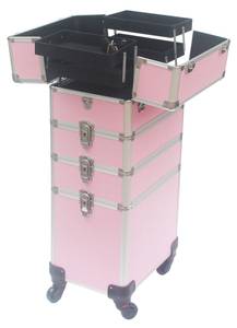 Schminkkoffer PC-116P Pink - Metall - 35 x 76 x 25 cm