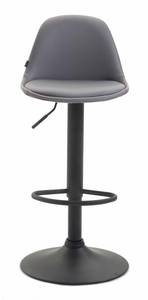 Tabouret de bar Kiel Gris - Noir