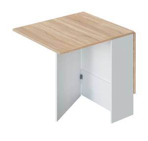 Table dépliable en 3 dimensions - H78 cm Blanc - Bois manufacturé - Matière plastique - 77 x 78 x 31 cm