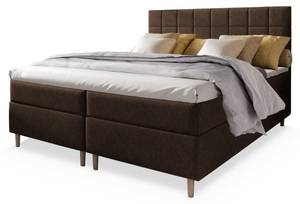 Boxspringbett IBIZA Braun - Breite: 140 cm